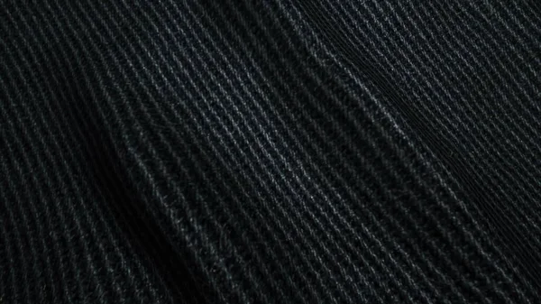 Tmavě Vysoce Kvalitní Džíny Textury Pohyblivé Vlny Textura Přírody — Stock fotografie
