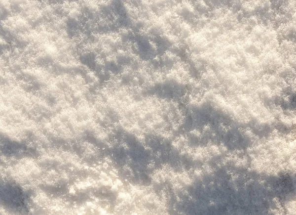 Καλυμμένο Λευκή Επιφάνεια Χιονιού Κοντινό Πλάνο Στο Χιόνι Σχηματίστηκαν Ανωμαλίες — Φωτογραφία Αρχείου