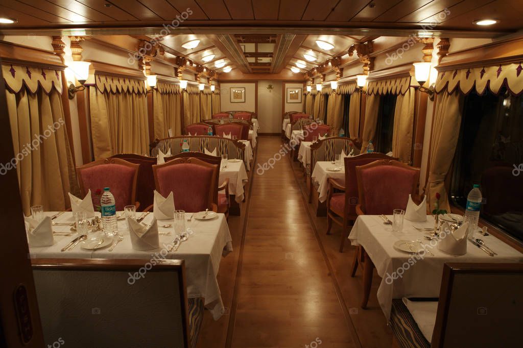 Interior of a restaurant in downtown