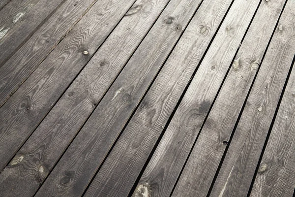 Oud Houten Oppervlak Gemaakt Van Een Aantal Planken Gelegen Buiten — Stockfoto