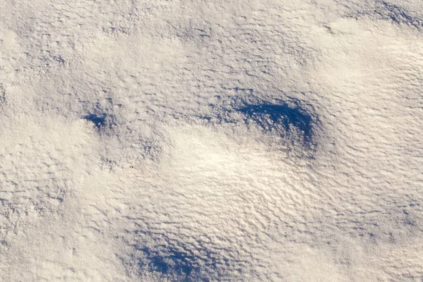 겨울에는 표면에 내린다 분야의 깊이로 클로즈업 — 스톡 사진