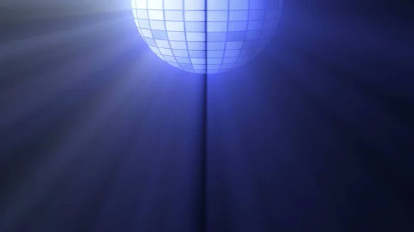 Abstracte Achtergrond Met Disco Bal Lichten Rendering — Stockfoto