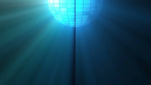 Abstracte Achtergrond Met Disco Bal Lichten Rendering — Stockfoto
