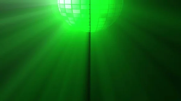 Abstracte Achtergrond Met Disco Bal Lichten Rendering — Stockfoto