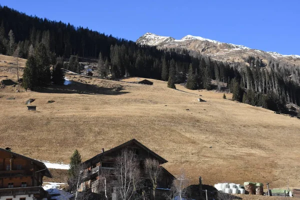 Leste Tirol Winkeltal Montanhas Villgrater Inverno Neve Gelo Hochalmspitze Vale — Fotografia de Stock