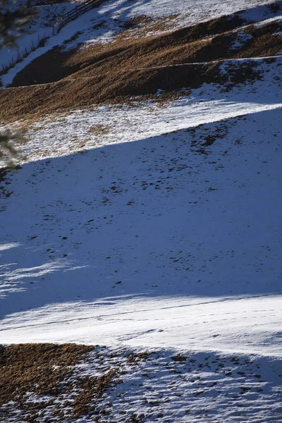Východní Tyrolsko Winkeltal Pohoří Vesničanů Zima Sníh Led Hochalmspitze Údolí — Stock fotografie