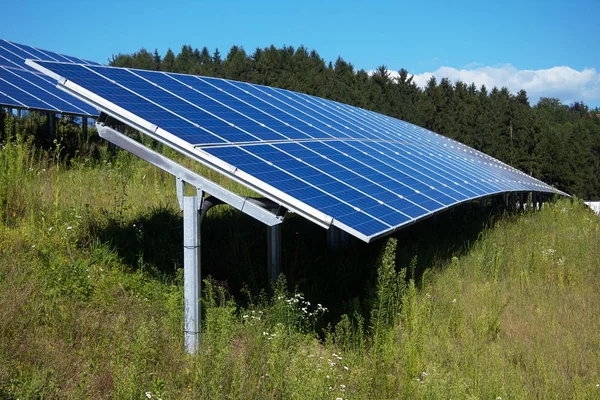 Système Photovoltaïque Sol Été Styrie — Photo
