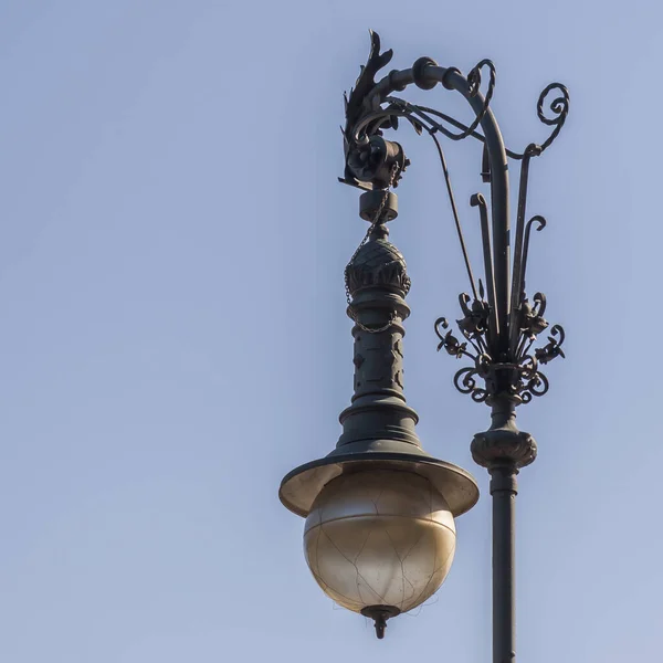 Lâmpada Rua Que Ficou Conhecido Como Schupmann Candelabra Berlin Rua — Fotografia de Stock