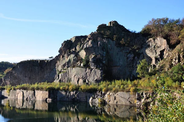 Opalsee Nieużywany Kamieniołom Północy Bornholmu — Zdjęcie stockowe