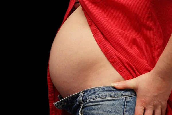 Pregnant Woman Belly — стоковое фото