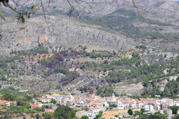 Nas Montanhas Torno Guadalest Costa Blanca Espanha — Fotografia de Stock