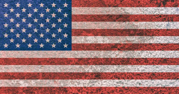 Usa National Flag Background Vintage Style — Stock Photo, Image