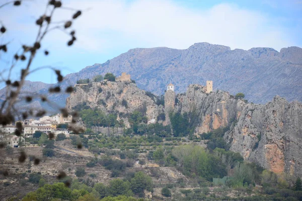 Górach Okolicach Gwadelupy Costa Blanca Hiszpania — Zdjęcie stockowe