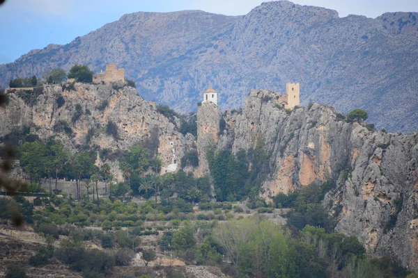 Guadalest Çevresindeki Dağlarda Costa Blanca Spanya — Stok fotoğraf