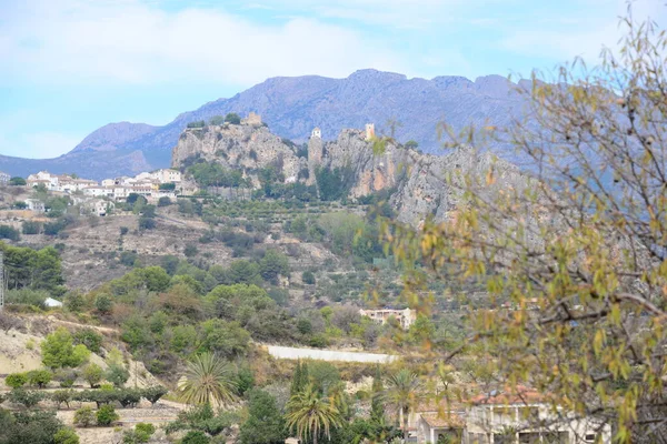 瓜达利埃周围的山区 科斯塔布兰卡 西班牙 — 图库照片