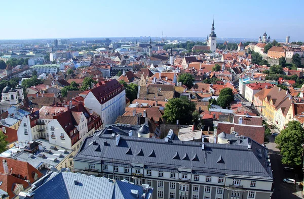 Utsikt Från Tornet Olaikirche Tallinn Estland — Stockfoto