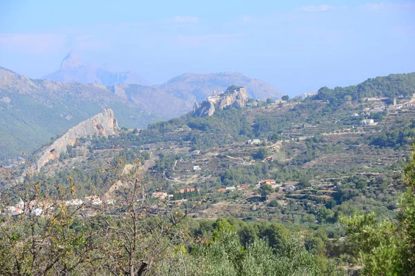 Guadalest Körüli Hegyekben Costa Blanca Spanyolország — Stock Fotó