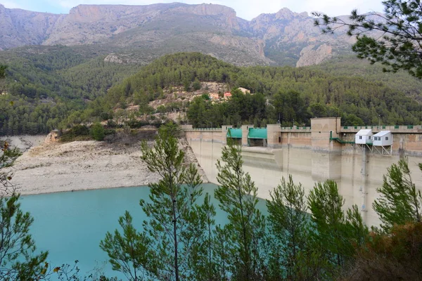 Reservoir Guadalest Costa Blanca Spain — стоковое фото