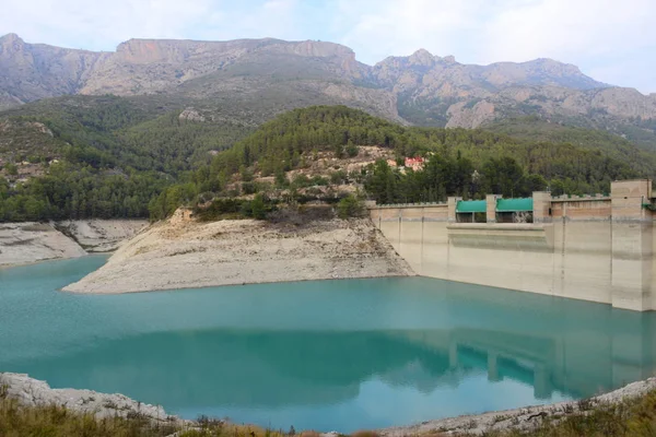 グアダストの貯水池 コスタ ブランカ スペイン — ストック写真