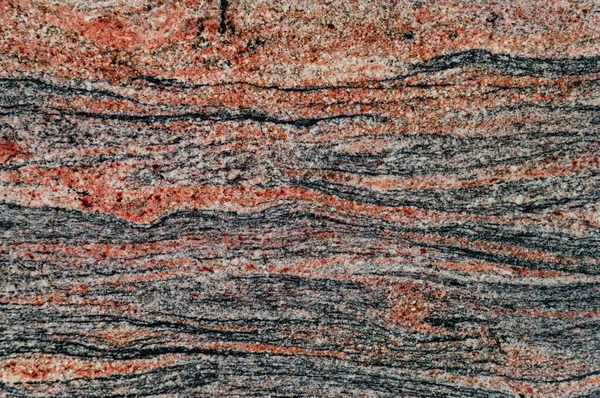 Polished Magmatic Metamorphic Rock Cross Section Background — Stock Photo, Image