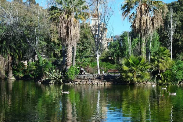 Parc Ciutadella Barcelona — стоковое фото