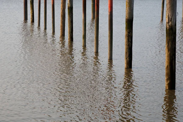 Bollards Marina — Fotografia de Stock