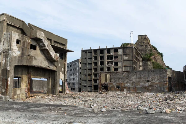 Ilha Abandonada Gunkanjima — Fotografia de Stock