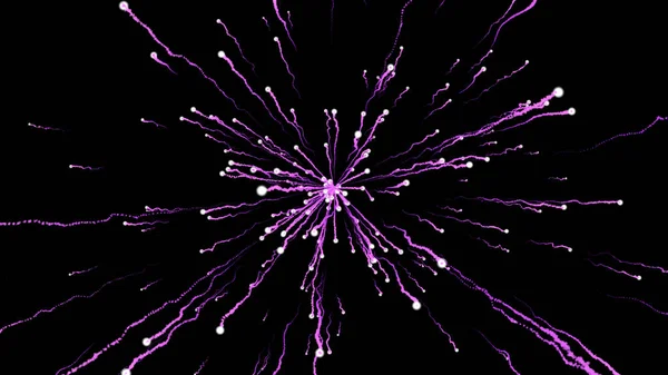 렌더링 빛나는 입자와 배경입니다 울트라 해상도 — 스톡 사진