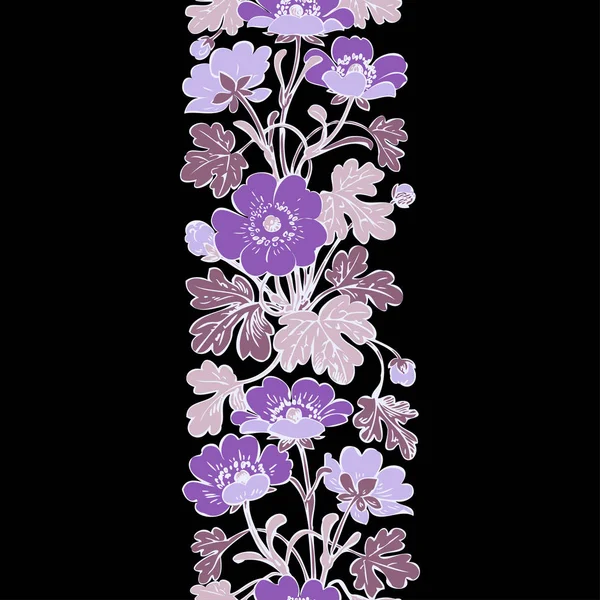Διάνυσμα Στρογγυλό Πλαίσιο Απομονωμένο Καλοκαιρινά Λουλούδια Vintage Στυλ Εποχές Ευχετήρια — Φωτογραφία Αρχείου