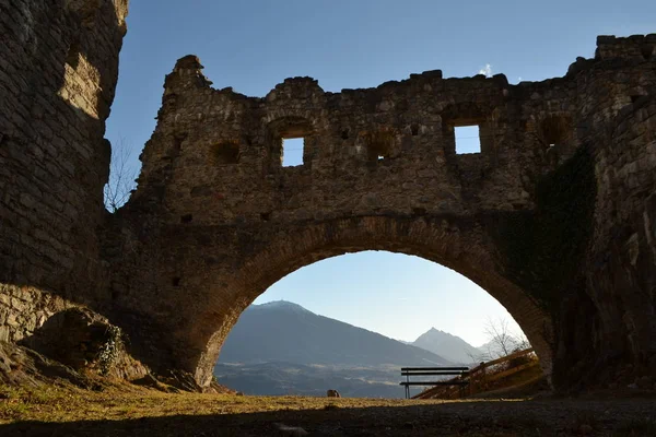 Thauer Deki Kale Seyahat Mimari Konsepti — Stok fotoğraf