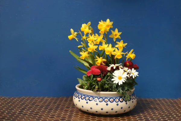 Красиві Квіти Вазі Вікні — стокове фото