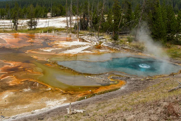 Firehole Spring Yellowstone National Park Wyoming Usa — Stock Photo, Image