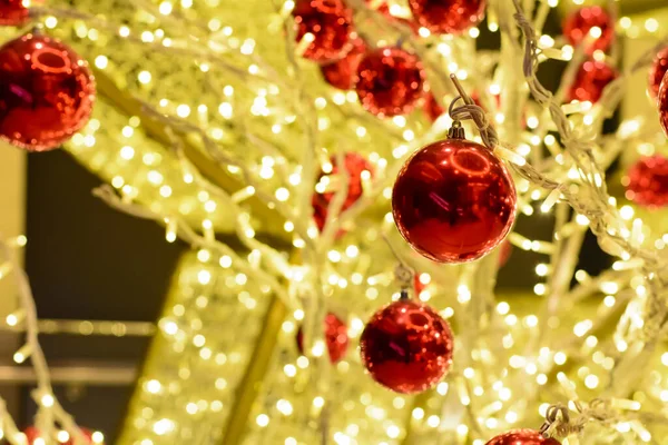 Ball Unschärfe Bunte Abstrakte Licht Bokeh Hintergrund — Stockfoto