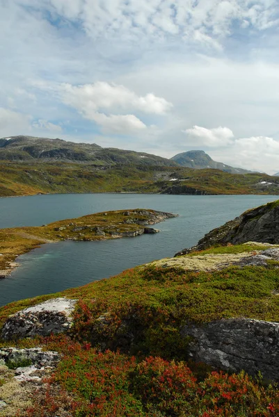 挪威的自然景观背景 — 图库照片