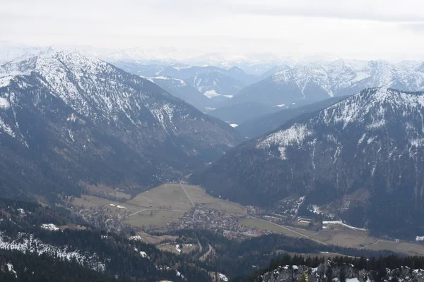 Transmisor Wendelstein Montaña Bayrischzell Osterhofen Alps Montañas Roca —  Fotos de Stock