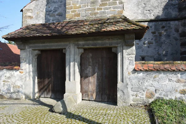 Vista Panoramica Della Vecchia Chiesa — Foto Stock