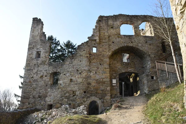 Scenic View Majestic Medieval Castle Architecture — Stock Photo, Image