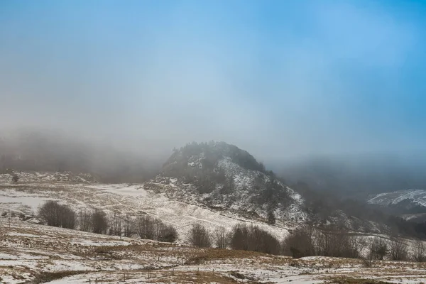 Derretendo Neve Ardeche Primavera — Fotografia de Stock