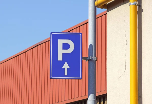 Signe Garage Stationnement Sur Toit — Photo