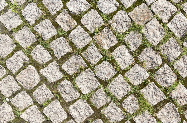 Struktur För Rörelse Stenar Och Stenblock Vägen Fotograferad Närbild Ett — Stockfoto