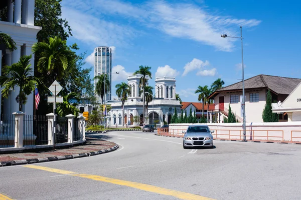 Penang Malaysia Heritage Architecture Narrow Cityscape — стокове фото