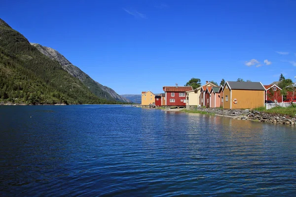 Noruega Sobre Paisagem Natural Fundo — Fotografia de Stock