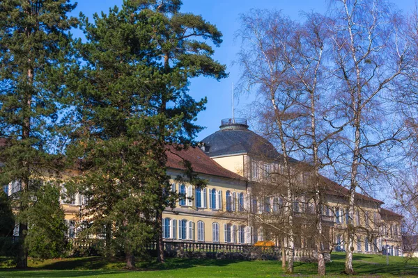 Bekijk Ook Het Kasteel Van Universiteit Van Hohenheim — Stockfoto