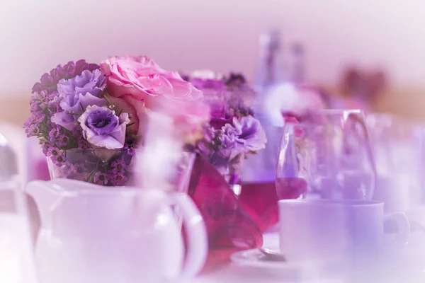 Disposição Classe Alta Para Por Exemplo Casamento Aniversário Reunião Negócios — Fotografia de Stock