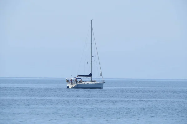 Yacht Turistico Sul Mare Adriatico — Foto Stock