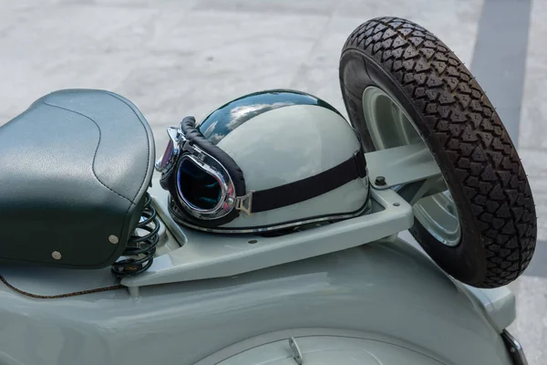 Casco Motocicleta Camino — Foto de Stock