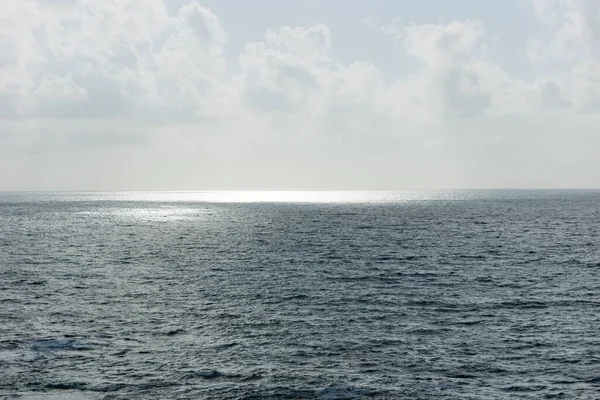 Słońce Otwartym Morzu — Zdjęcie stockowe
