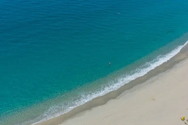 Playa Arena Mar Azul Turquesa —  Fotos de Stock