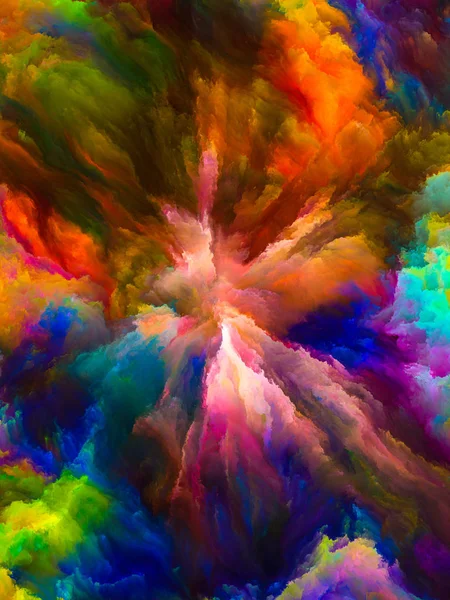Série Barevných Výbuchů Backdrop Živé Barvy Bohaté Textury Téma Představivosti — Stock fotografie