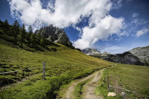 Alps Alpine Landscape Muehlbach Hochkoenig Summer Austria Europe Royalty Free Stock Images